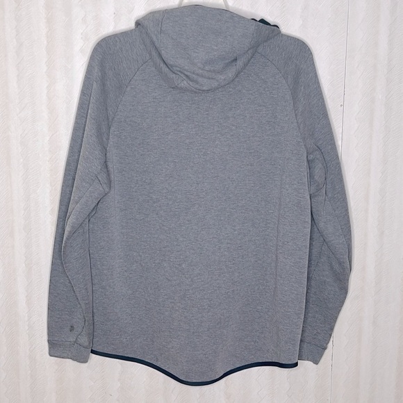 NIKE Fleece Windrunner Full-Zip Jacket Red Label Black and Gray Zip-Up Size XL - Picture 3 of 6